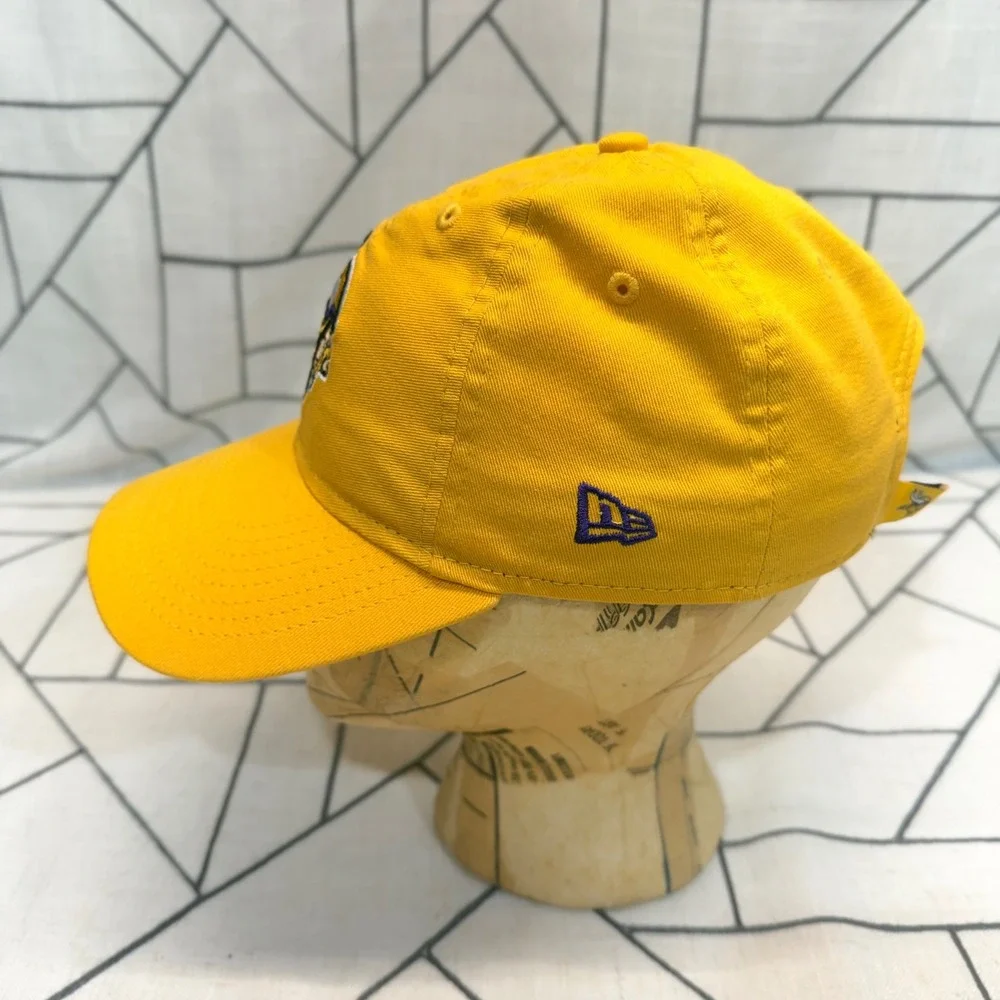 New Era Minnesota Vikings Hat OSFA Yellow 9TWENTY Adjustable Cap Women
